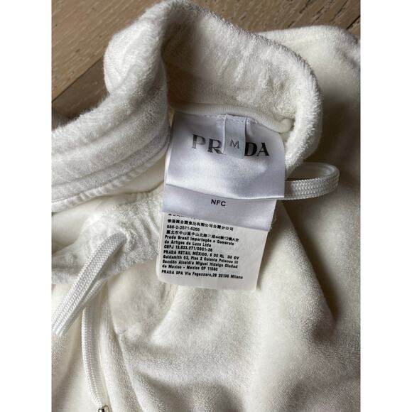 Prada Terry Cloth Shorts Mens Medium Triangle Plaque - Picture 5 of 6